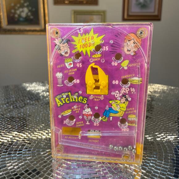 Vintage 1987 The New Archies Pinball/Pachinko Handheld Game Jughead/Archie - Picture 11 of 11